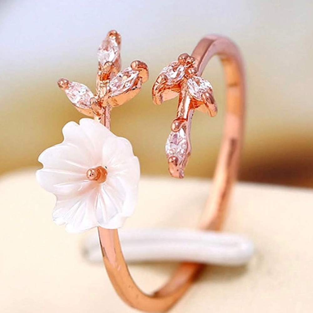 Adjustable Flower Ring